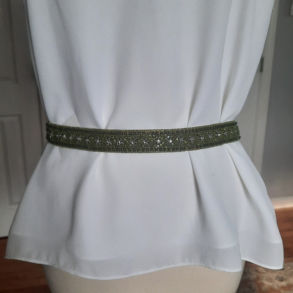 JCREW embroidered ribbon belt sash - Picture 2 of 6